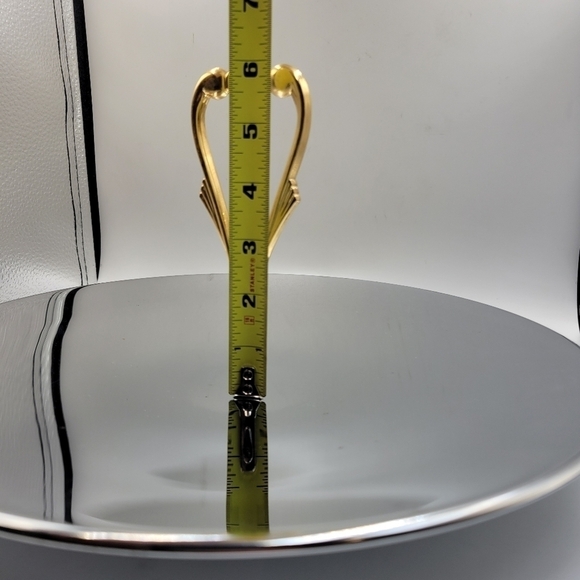 KROMEX Vintage Chrome Serving Tray with Handle - Made in USA - Picture 5 of 7